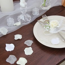 파티 장식 조화꽃잎 컨페티 화이트 100장