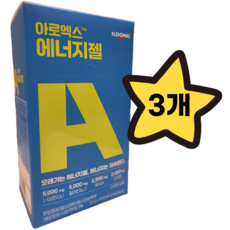 아로엑스 에너지젤 파워젤 아르기닌 BCAA 10포, 400g, 3개