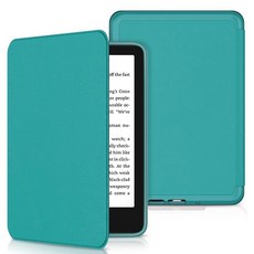 히 새로운 15.2cm6인치 킨들11세대 2024/2022 출시용 케이스 마그네틱 TPU 뒷면 자동 슬립/웨이크가 있는 Sanyetral 슬림 PU 가죽 커버 TCL Remar, Yqsl-Emerald