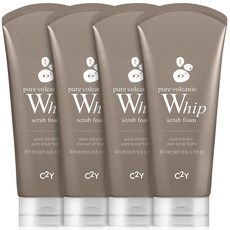 C2Y 퓨어 화산송이 모공 스크럽 폼, 220ml, 4개