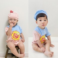 로이앤한나 3개월 6개월 9개월 돌 남아 여아 촬영의상 할로윈 코스튬 코스프레의상 막대사탕 아기슈트 모자 세트