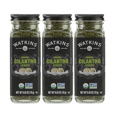 바닐라빈 바닐라빈페이스트 왓킨스 고메 스파이스 병 바닐라 파우더 3.4온스. 3팩, 0.63 Ounce (Pack of 3), 유기농 고수 잎