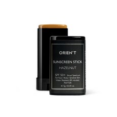 ORIEN'T 物理防曬棒 SPF 50+ 廣譜防護 防水80分鐘, 1個, Hazelnut-適合自然至深色肌膚,單瓶-15g