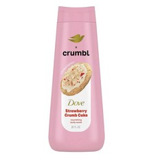 Dove 모이스처라이징 리퀴드 바디 워시 | 딸기 크럼 케이크 591.5ml(20온스), 591.5ml