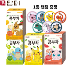 담터 포켓몬 콤부차 망고리치 자몽 레몬 샤인머스캣 10개입 포켓몬 코스터 증정용, 50g