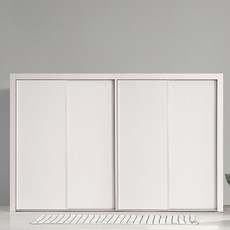 국내제작 직접배송 키높이 클래시 3240mm 슬라이딩옷장 이불장 양복장, 01) 화이트(무광)