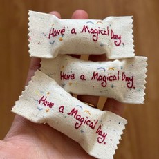 DIY材料 刺繡創意手工掛件 簡單手縫禮物, 1個, 彩虹糖果材料包 可做1个, 彩虹糖果