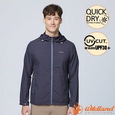 【荒野 WildLand】男 輕薄防曬 連帽可拆外套 抗UV-CUT30 機車外套 防曬風衣 0B31902
