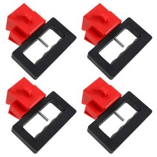 RealPlus 회로 차단기 잠금 장치 4팩 480600볼트 클램프 온 단극 차단기 잠금 장치 초대형, 480 to 600 Volt/ Extra Large