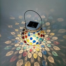 太陽能玻璃圓點燈 戶外防水 庭院花園景觀裝飾燈, 孔雀瓶燈   暖光1只裝