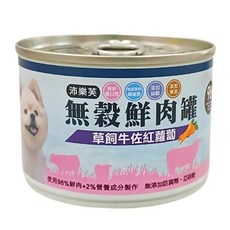 沛樂芙 無穀鮮肉罐, 牛肉紅蘿蔔, 170g, 1罐