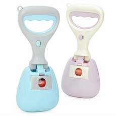 寵物外出拾便器 撿便夾 狗狗拾便器, 藍色鏟屎撿屎夾糞便清理器,1個, 1個