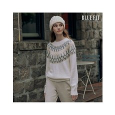 론칭가79 000원→3만원↓ 블루핏 25FW 노르딕 니트풀오버 652005