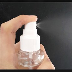 가방 주머니 보관 향수 탈취제 소분 스프레이 용기 100ml 투명, 1