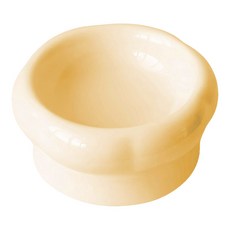 고양이밥그릇 강아지 물그릇 겸용 세라믹 스탠드형 식기, 1개, 낮은볼_옐로우(06782F)