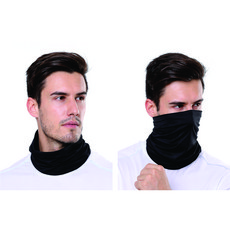 아이스 쿨 멀티 스카프 넥워머 자외선차단 스포츠 마스크, 블랙, 1개