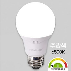 메가맨 벌브 LED MEGA 8W 주광색 KS A60 E26+노드커머스Shop, 빠른배송