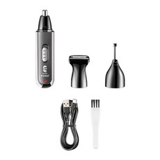 CEYYR 電動鼻毛修理器 3合1修眉修鬢角, 灰色, KM - 313