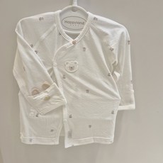 압소바 ((모자 별도 구매) 신생아 보들 야들 뱀부 배냇저고리 출산 준비물 선물