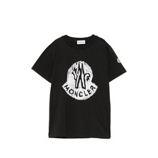 몽클레르 앙팡 로고 프린트 티셔츠