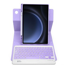 갤럭시탭 A11+ 플러스(SM-X230/236) 11인치 호환 콤비회전 블루투스 키보드 케이스 A9+(SM-X210/216) 공용, 라벤더, 1개