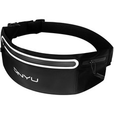 노스바이크 스포츠 벨트 조깅 힙색 운동 플립 밴드 밀착 방수 러닝 힙색, 블랙, 1개