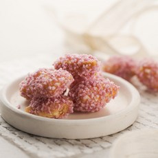 덕진유과 사과유과 디저트 전통 간식 컵유과 선물 명절 답례품, 1개, 50g