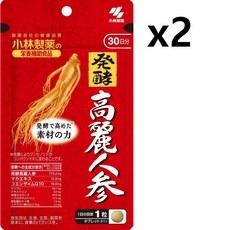 발효 고려인삼 30정 30일분 고바야시 제약 일본 x 2개