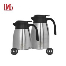 LMG 316不鏽鋼 真空保溫壺 1.0L 1.5L 2.0L 不鏽鋼水壺, 1個, 1L