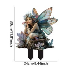 亞克力花園地插 戶外庭院裝飾擺件, OH400, 1套