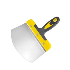 공구하자 퍼티주걱 퍼티헤라 버켓 빠데스쿱 플라스틱 스테인리스, 버켓 퍼티 주걱 - 스테인리스/노랑, 1개