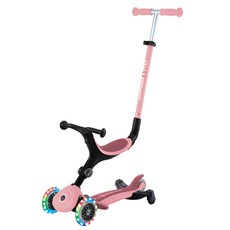 GLOBBER GO•UP 4合1 運動版三輪滑板車 15個月到九歲, 乾燥玫瑰粉, 1個