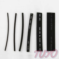 투요 열 수축튜브 블랙 100개 열수축튜브 케이블튜브 배선튜브