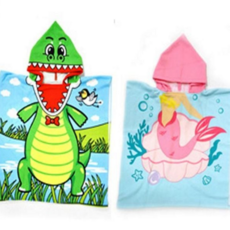 아동 가운 어린이 후드 수영 아동 비치 타월 물놀이 목욕타월