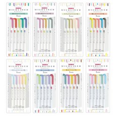 제브라 마일드라이너 형광펜 new 5색세트, 5색(YC)