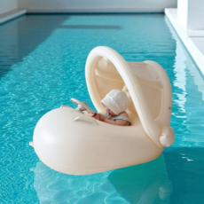 뚜뚜 유아 벨루가 보행기 튜브 파라솔 캐노피 튜브, 1개, 크림