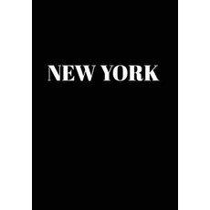 New York: Hardcover Black Decorative Book for Decorating Shelves Coffee Tables Home Decor Stylish... Hardcover, Murre Book Decor