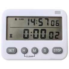 타이머쌤 듀얼 스톱워치 수험생 무소음 수능시계 공부 타이머 쿠킹, 1개