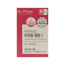 닥터파이토 리포좀 철분C, 30정, 1개