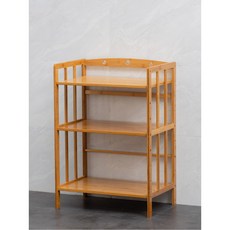 원목 전자렌지거치대 우드 선반 밥솥장 밥솥 틈새 착륙, 본색/이중/길이50cm