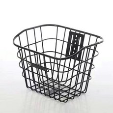 山地自行車後車籃 後貨架置物籃 學生書包單車籃筐, 1個, 小號車筐后用+配件