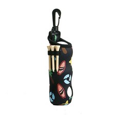高爾夫球桿套/球包 多功能工具袋 運動裝備配件, 黑色-（帶3顆球+球Tee), 黑色