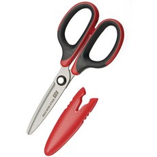 SDI 手牌 0919C 不沾膠兒童剪刀 滑利剪不沾膠省力兒童剪刀, 紅黑