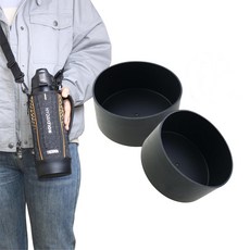 물병 바닥 보강 실리콘 슬리브 세트 호환 블랙, 2개, 흑색