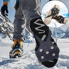 초경량 논슬립 체인 스패츠 빙판길 등산용품 아이젠, 상세페이지 참조