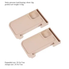 야외 접이식 스토리지 캐비닛 다기능 도구 상자 더블 옥스포드 헝겊 캠핑 요리, 03 Khaki