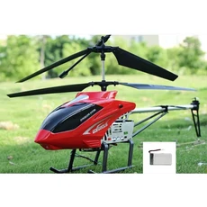대형 원격 제어 헬리콥터 80cm 추가 2.4G 3.5CH Rc 드론 내구성 충전 장난감 모델 UAV 야외 항공기, 06 A RED