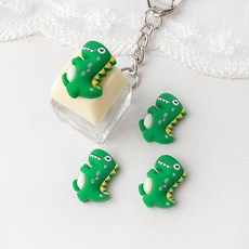 비즈아이 [6425-18]아크릴 키캡파츠 탑꾸재료 공룡 12.5x17mm 1개