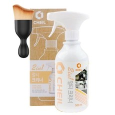 제일 크리너 왁스 자동차 물왁스 청소 클리너 500ml 다용도 먼지 브러쉬 세트, 1개