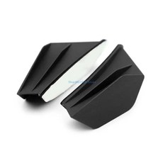 오토바이 에어로 윙 렛 프론트 페어링 스포일러, 1. Black, 기본